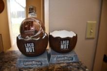 CAPTAIN MORGAN LOCO NUT RUM & LOCO NUT HOLDER (2), MUST BE 21