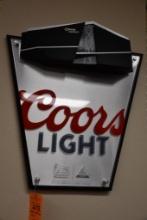 COORS LIGHT WALL SIGN, 25"T
