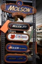 MOLSON ON TAP SIGN, 30" X 18"