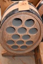 WOOD LOOK WINE BOTTLE HOLDER