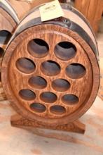WOOD LOOK WINE BOTTLE HOLDER