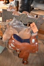 CROWN ROYAL DISPLAYS, SADDLE, HORSE HEADS