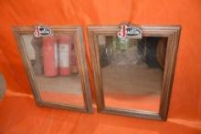 (2) JUSTIN BOOT MIRRORS