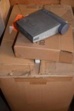 BOX W/INFOCUS PROJECTOR LOOKING ITEM, MADE W/URETHANE FOAM