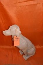 DOG STATUE, 26"T