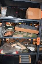 ALL CONTENTS OF SHELF UNIT INCLUDES BOX ON FLOOR: AD DISPLAY ITEMS