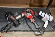 ACE 20176 HEAT GUN AND CONAIR 1875 HAIR DRYER AND MASTER HEAT GUN MODEL HG-751B