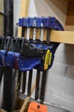 (5) IRWIN 6" QUICK GRIP BAR CLAMPS