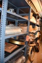 (2) GRAY METAL SHELVING UNITS, NO CONTENTS, 18" X 36" X 75"T, DELAYED REMOVAL