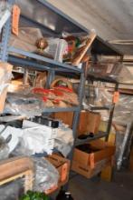 (2) GRAY METAL SHELVING UNITS, NO CONTENTS, 18" X 36" X 75"T, DELAYED REMOVAL