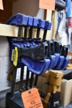 (5) IRWIN 6" QUICK GRIP BAR CLAMPS