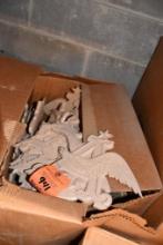 BOX OF EAGLE "A" DISPLAY PIECES, ANHEUSER BUSCH