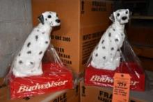 (2) BUDWEISER DALMATION DOG DISPLAYS, NIB