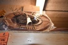 BOX W/12+ BOARS HEAD BRAND OVAL WALL SIGNS, 16"W X 10"H
