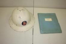 VINTAGE 1940'S WWII CIVIL DEFENSE HELMET AIR RAID WARDEN