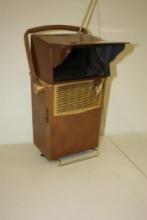 VINTAGE 1959 PHILCO SAFARI H-2010 TRANSISTOR PORTABLE BATTERY TV