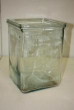 VINTAGE UNIVERSAL CHICAGO GLASS BATTER JAR, NO LID
