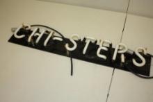 VINTAGE NEON ADVERTISING SIGN, CHI-STEERS