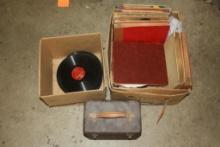 (2) BOXES FULL OF VINTAGE 78'S, 1920'S TO 1940'S, 100 +