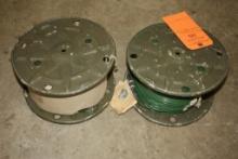 (2) VINTAGE ARMY SURPLUS REELS OF WIRE