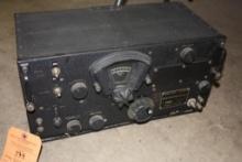 VINTAGE BELMONT AND RADIO CORP RADIO RECEIVER, BC-348, SIGNAL CORPS, US ARMY, HAM RADIO