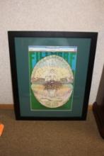 1968 JUICY CCR SAN FRANCISCO CONCERT MUSIC POSTER, CGC GRADED & PROFESSIONALLY FRAMED