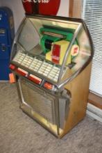 VINTAGE 100JL SEEBURG JUKEBOX HAPPY DAYS STYLE, WORKING CONDITION