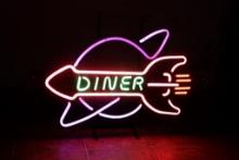 VINTAGE NEON ADVERTISING SIGN, DINER