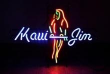 VINTAGE NEON ADVERTISING SIGN, MAUI JIM