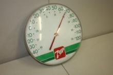 VINTAGE 7 UP ORIGINAL JUMBO DIAL BY THE OHIO THERMOMETER COMPANY