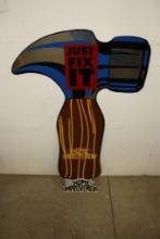 LARGE DOUBLE SIDED HOME IMPROVEMENT SIGN 52" TALL