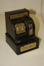 VINTAGE UNCLE SAMS 3-COIN CASH REGISTER BANK FROM THE 1030'S