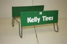 VINTAGE KELLY TIRE ADVERTISING STAND
