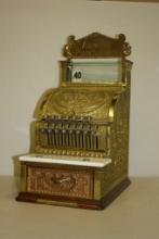 ANTIQUE NATIONAL CASH REGISTER MODEL 312, WITH KEYS