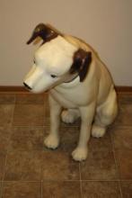 RCA VICTOR DOG PLASTIC, APPROX 34" X 36"