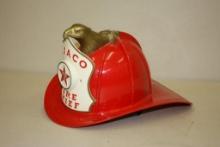 CHILDREN'S TEXACO FIRE CHIEF HAT WITH SIREN