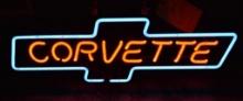 CHEVROLET CORVETTE NEON ADVERTISING SIGN REC ROOM MAN CAVE