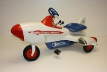 RARE ATOMIC MISSILE PEDAL CAR, MANUFACTURED BY MURRAY CHAIN DRIE