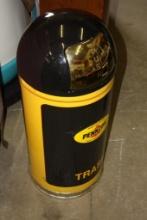 PENNZOIL OIL TRASH CAN, MANUFACTURED BY UNITED