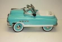 VINTAGE MURRAY TORPEDO PEDAL CAR METAL CONSTRUCTION WITH HORS