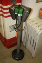 VINTAGE SIMPLEX OUTDOOR DRIVE IN MOVIE SPEAKERS WITH BASE AND STAND