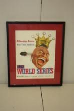1957 WORLD SERIES BRAVES VS NEW YORK YANKEES OFFICIAL PROGRAM, MILWAUKEE COUNTY STADIUM