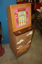 VINTAGE CIRCUS DAYS TRADE SIMULATOR ARCADE MACHINE FULL-SIZE COIN OP