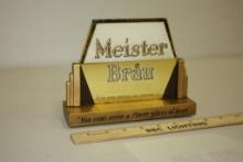 MEISTER BRAU PETER HAND CHICAGO CASH RESISTER BEER SIGN