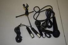 BOX OF ASSORTED VINTAGE MICROPHONES