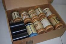 LARGE BOX FULL OF VINTAGE EDISON WAX CYLINDER MUSIC