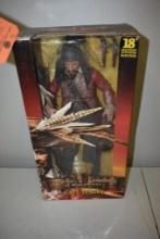 VINTAGE DISNEY PIRATES OF THE CARIBBEAN AT WORLDS END, CAPT. TEAGUE, 18" ACTION FIGURE IN BOX