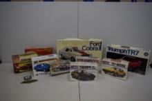 BOX OF MODEL CAR KITS