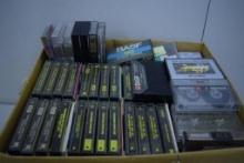 BOX OF CASSETTE TAPES; EASY LISTENING, BIG BAND ETC.
