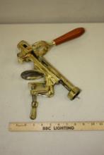 RAPID SWISS MADE BRASS BARTENDER CORKSCREW WINE BOTTLE OPENER